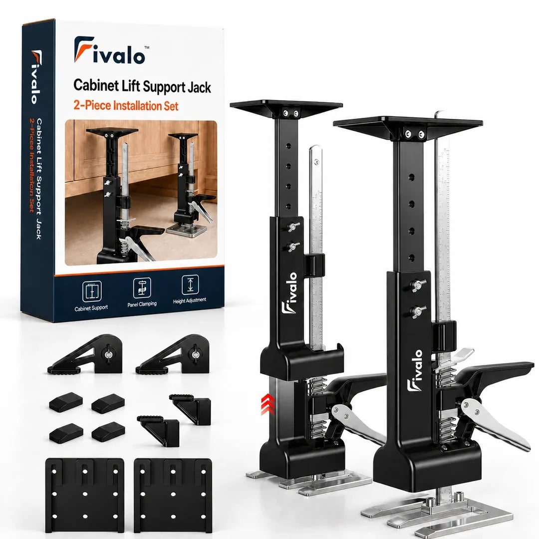 Fivalo™ 2-in-1 Cabinet Lift & Support Jack Set - 2pcs