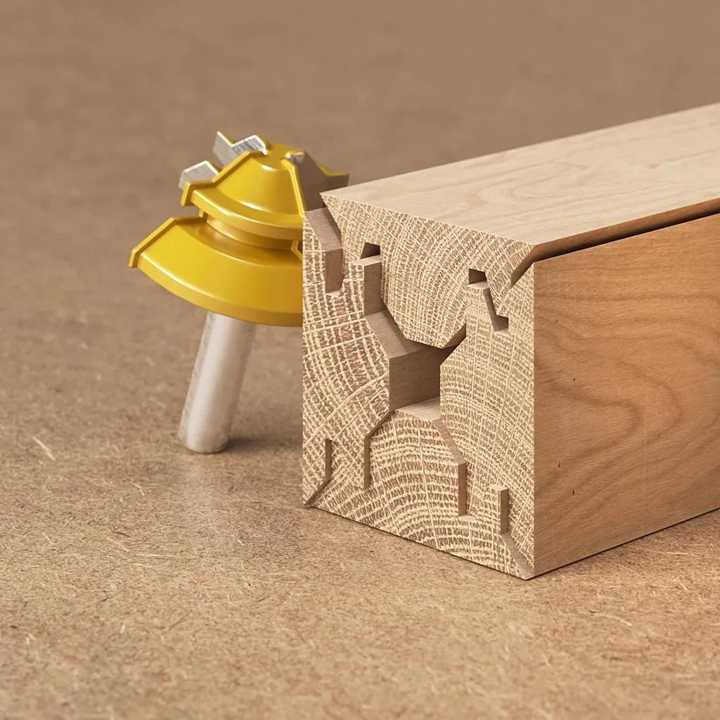 GaugeX™ 45 Degree Lock Miter Router Bit