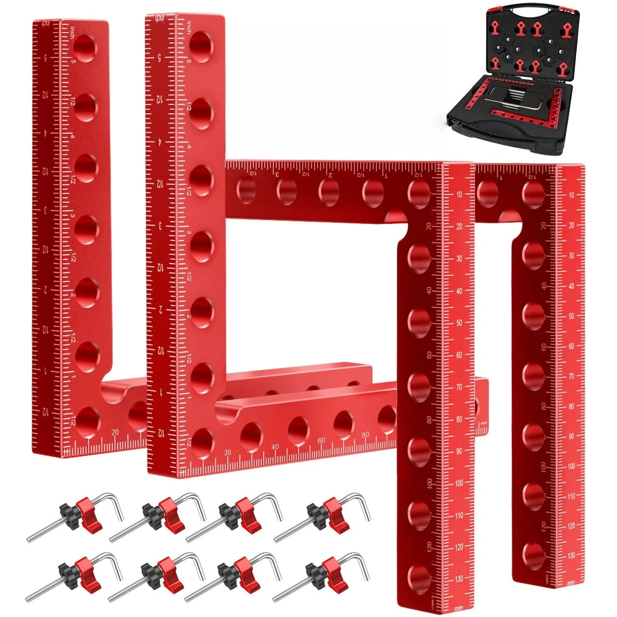 GaugeX™ 90 Degree Aluminum Corner Clamps