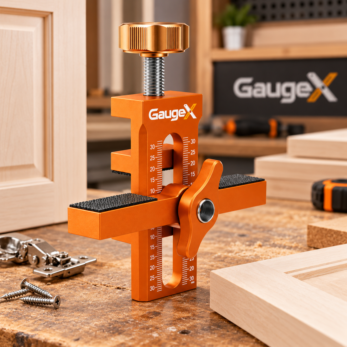 GaugeX™ Cabinet Door Mounting Jig