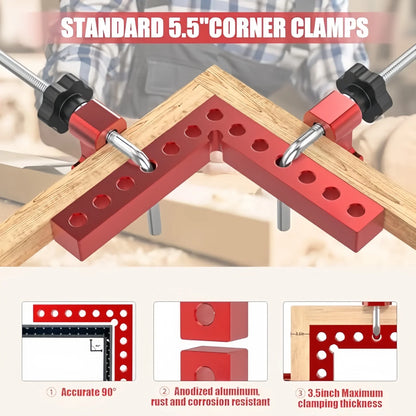 GaugeX™ 90 Degree Aluminum Corner Clamps