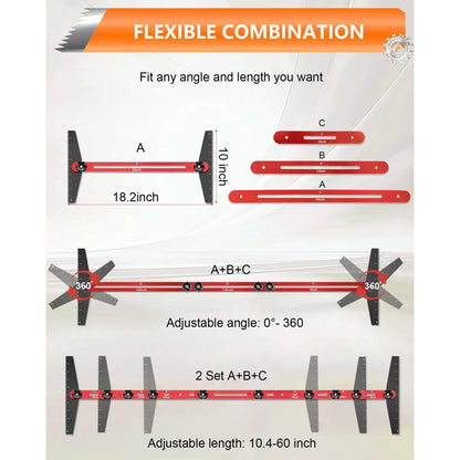 GaugeX™ Stair Tread Template Tool