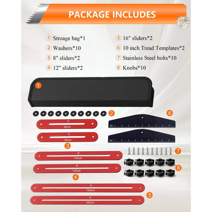 GaugeX™ Stair Tread Template Tool